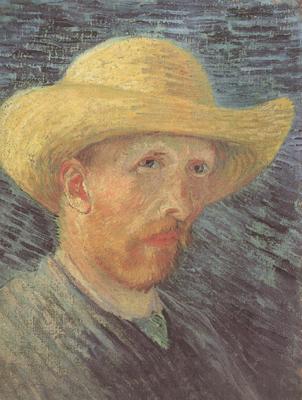Vincent Van Gogh Self-Portrait wtih Straw Hat (nn04) France oil painting art